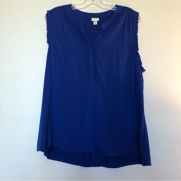 Merona Royal Blue Sleeveless Top Size XXL - Picture 10 of 12